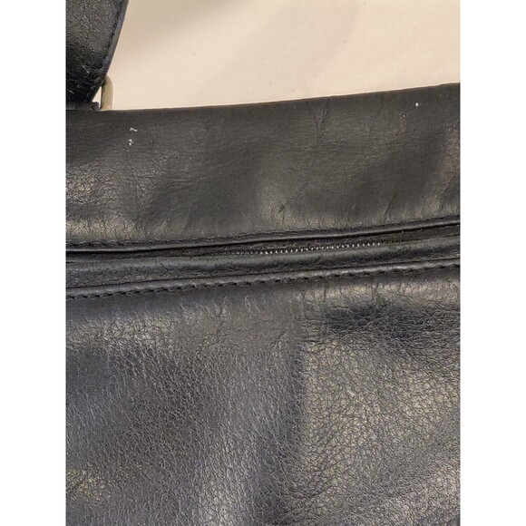 Women's FOSSIL Genuine Pebbled Leather, Black, Crossbody‎ Shoulder Bag, Purse. - Picture 3 of 16